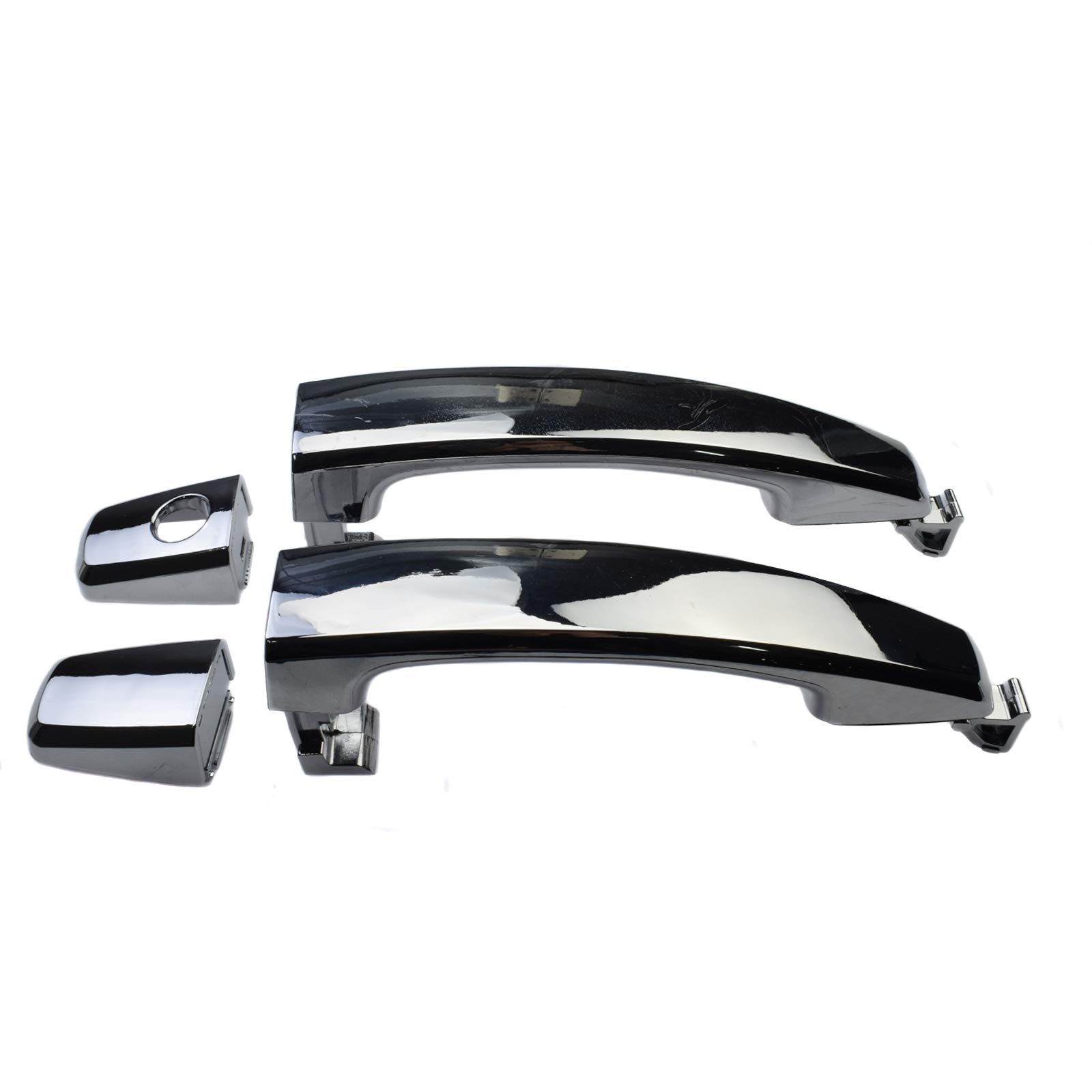 Amazon.com: Chrome Front Left & Right Exterior Door Handle for